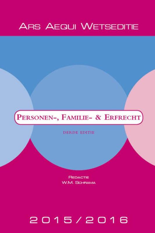 Omslag van Personen-, familie- en erfrecht 2015/2016