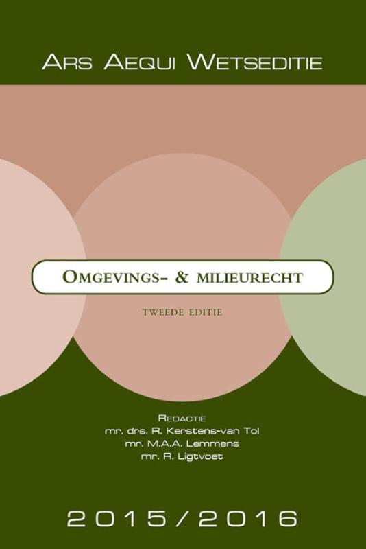 Omslag van Omgevings- & milieurecht 2015/2016