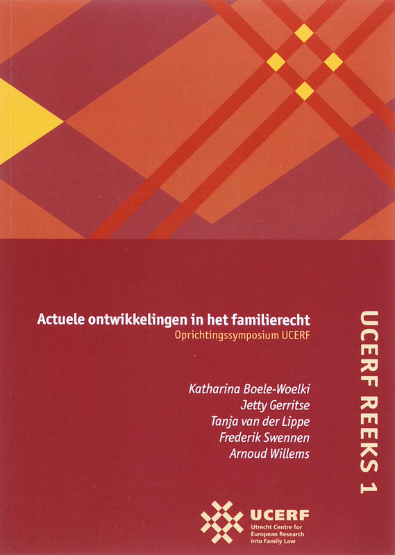 Omslag van 1 Actuele ontwikkelingen in het familierecht