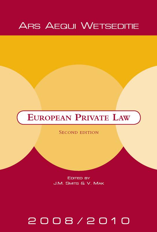 Omslag van European Private Law 2008/2010