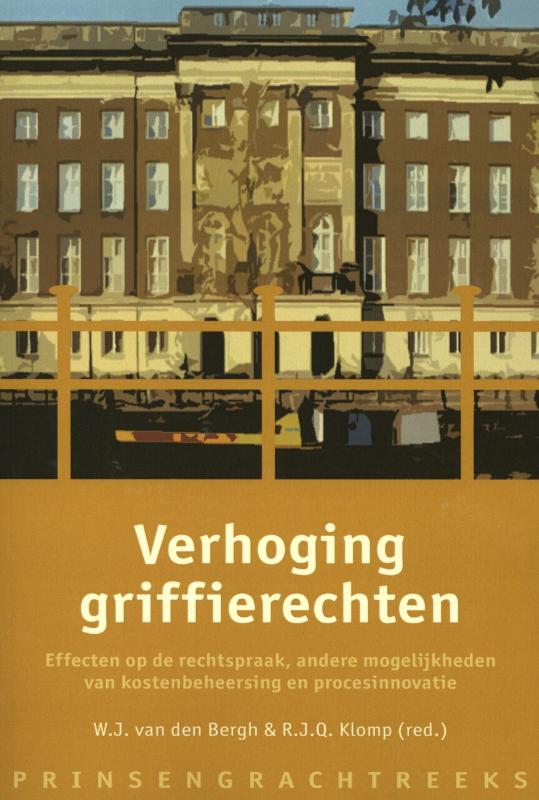 Omslag van Verhoging griffierechten