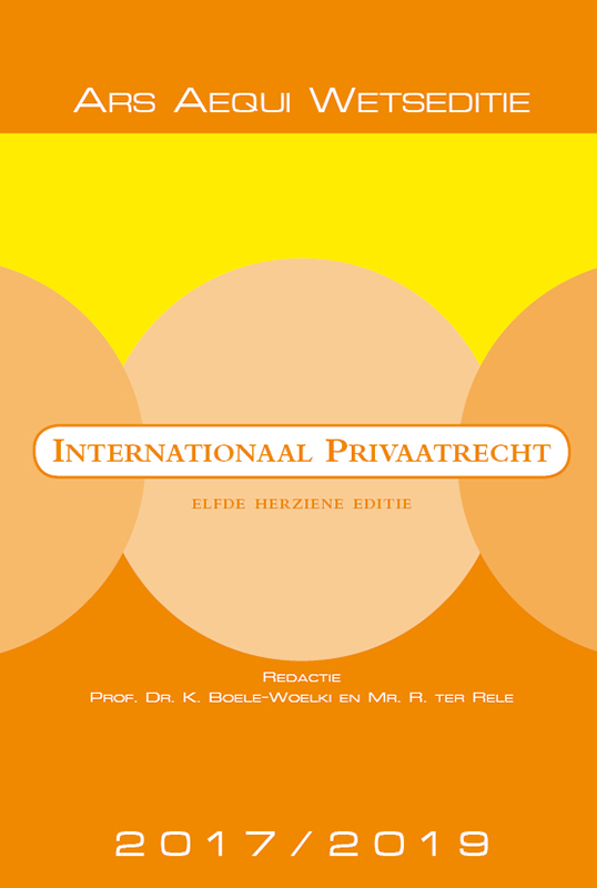 Omslag van Internationaal privaatrecht 2017/2019