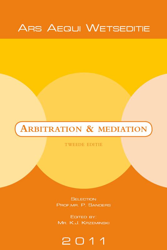 Omslag van Arbitration & mediation 2011