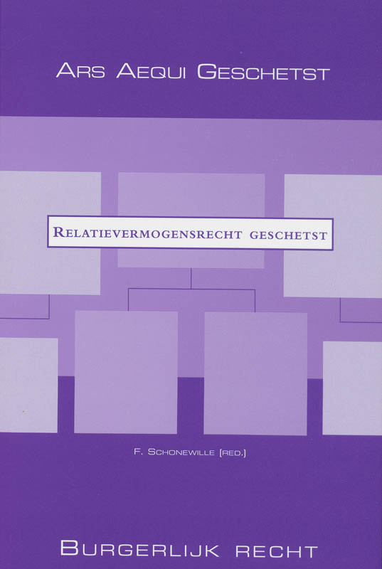 Omslag van Relatievermogensrecht geschetst