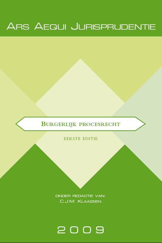Omslag van Jurisprudentie Burgerlijk procesrecht