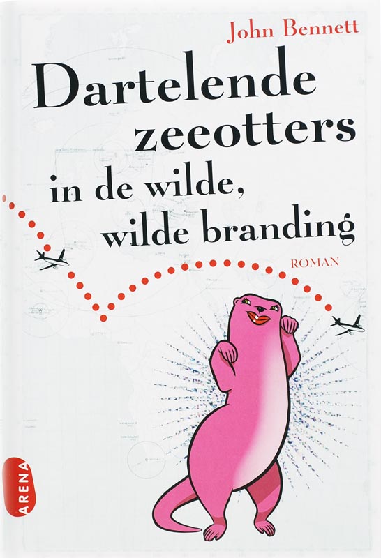 Omslag van Dartelende zeeotters in de wilde, wilde branding