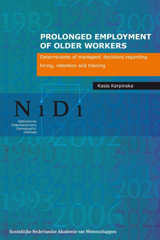 Omslag van Prolonged employment of older workers