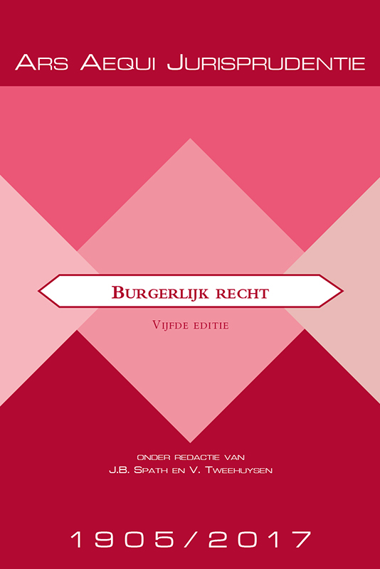 Omslag van Jurisprudentie Burgerlijk recht 1905-2017