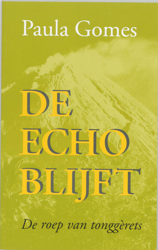 Omslag van De echo blijft