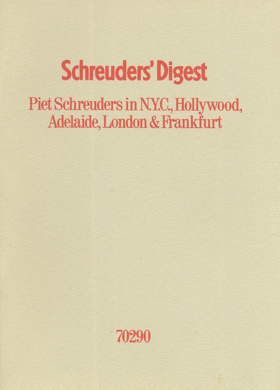 Omslag van Schreuders' Digest