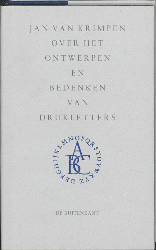 Omslag van Over het ontwerpen en bedenken van drukletters