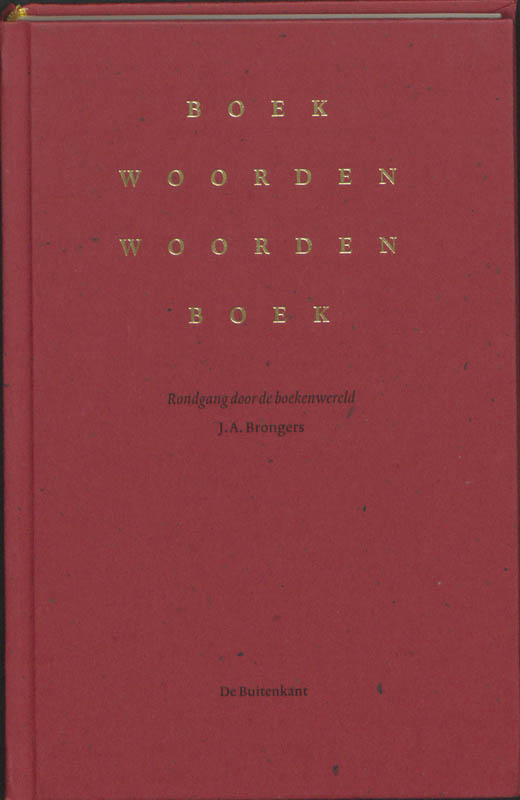 Omslag van Boekwoorden woordenboek