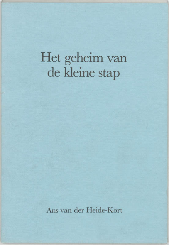 Omslag van Het geheim van de kleine stap