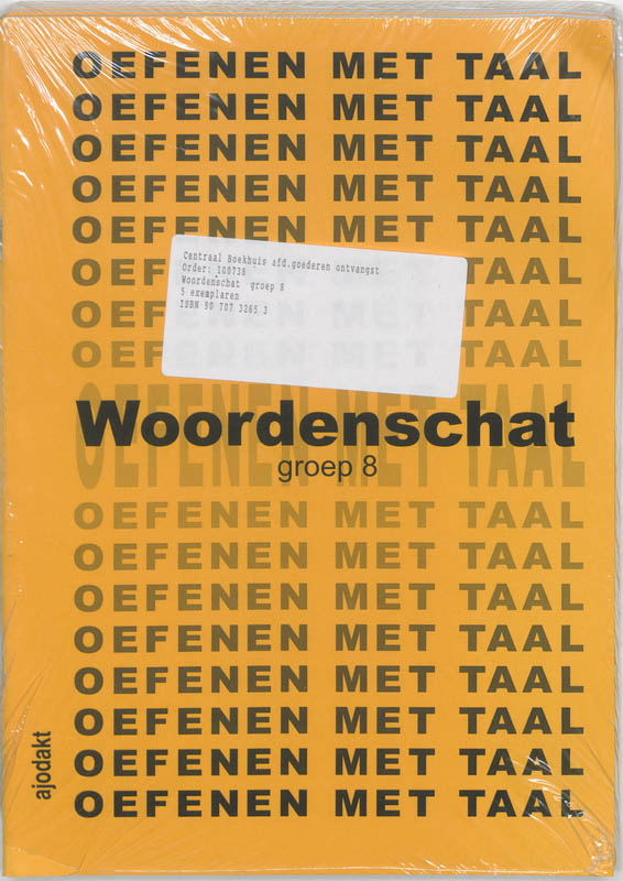 Omslag van Oefenen met taal woordenschat set 5 ex