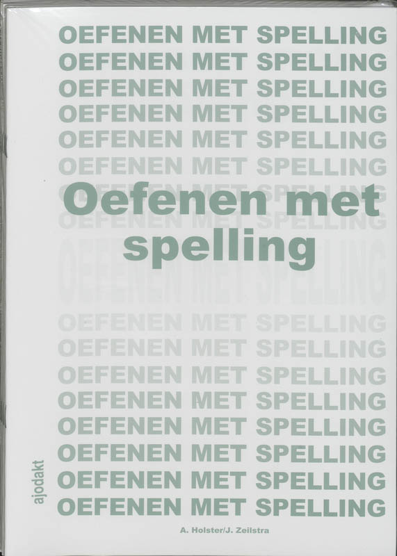 Omslag van Oefenen met spelling set 5 ex