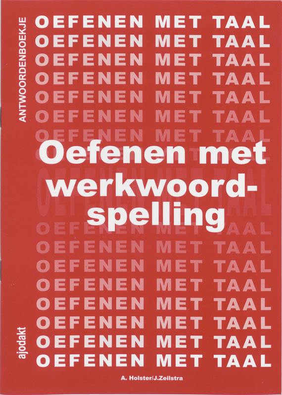 Omslag van Oefenen met werkwoordspelling antw.
