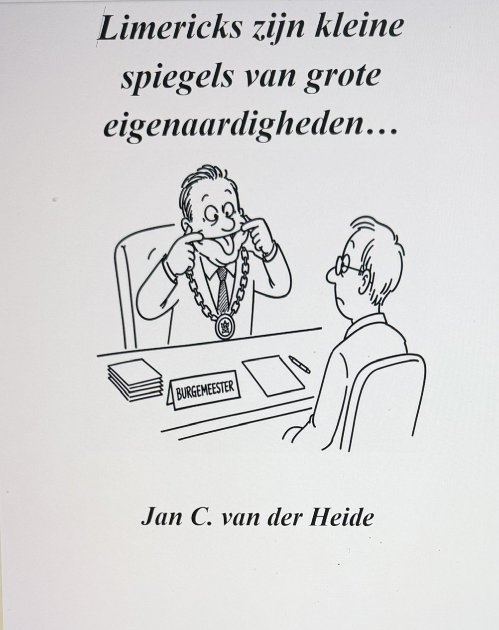 Omslag van Limericks: kleine spiegels van grote eigenaardigheden…