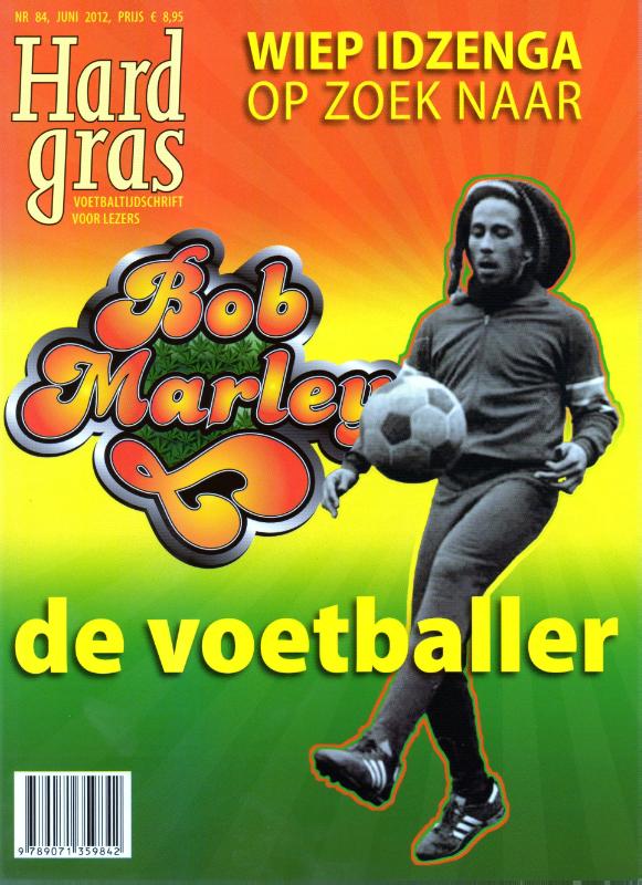 Omslag van Bob Marley, een levenlang voetbal