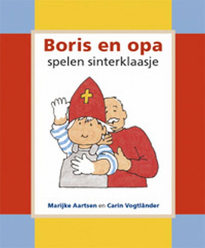 Omslag van Boris en opa spelen sinterklaasje
