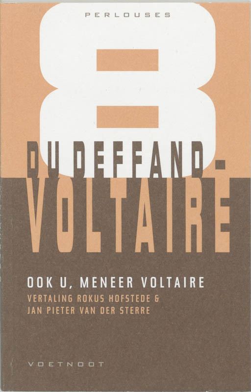 Omslag van Ook u, meneer Voltaire