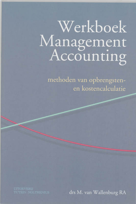 Omslag van Werkboek management accounting