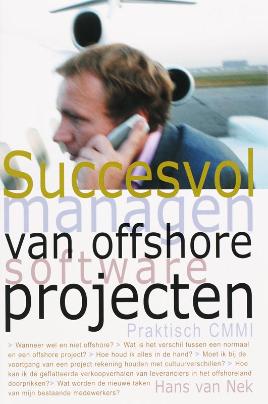 Omslag van Succesvol managen van offshore software projecten