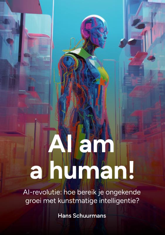 Omslag van AI am a human