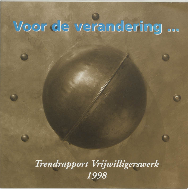 Omslag van Voor de verandering ...