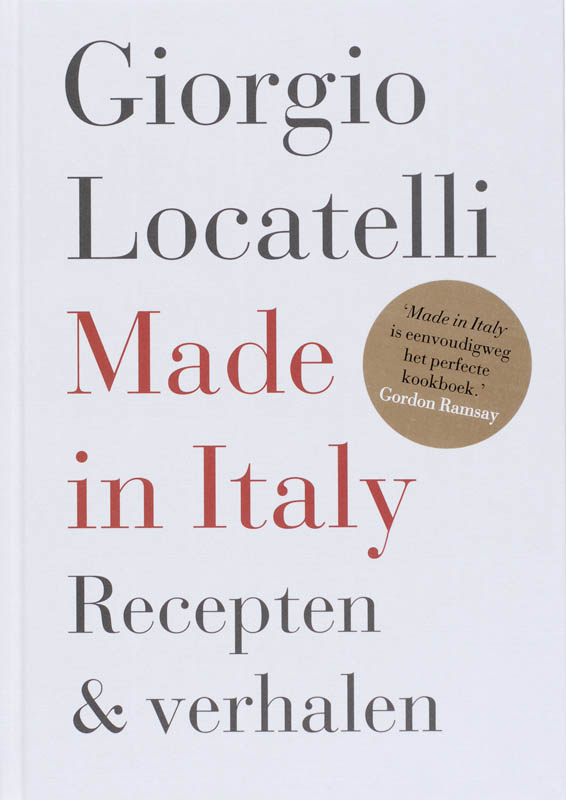 Omslag van Made in Italy