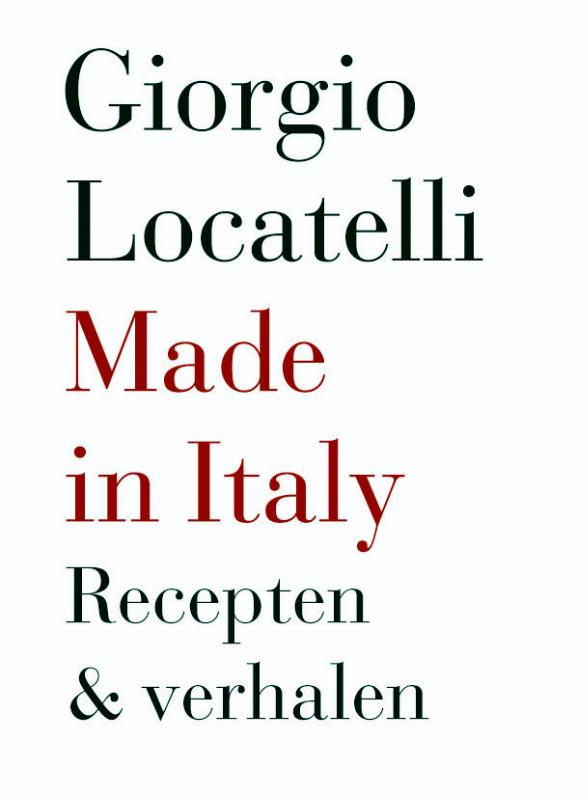 Omslag van Made in Italy