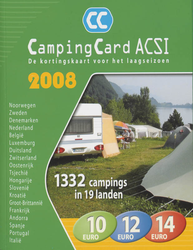 Omslag van CampingCard ACSI 2008