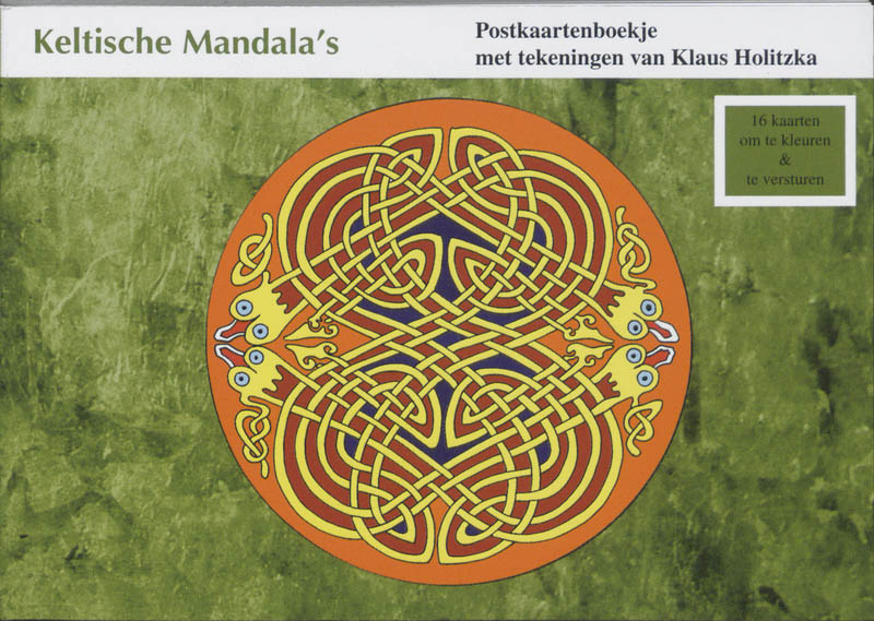 Omslag van Keltische mandala's postkaartenboekje