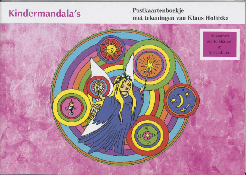 Omslag van Kindermandala's postkaartenboekje