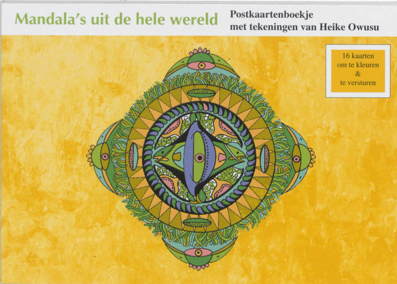 Omslag van Mandala's uit de hele wereld postkaartenboekje