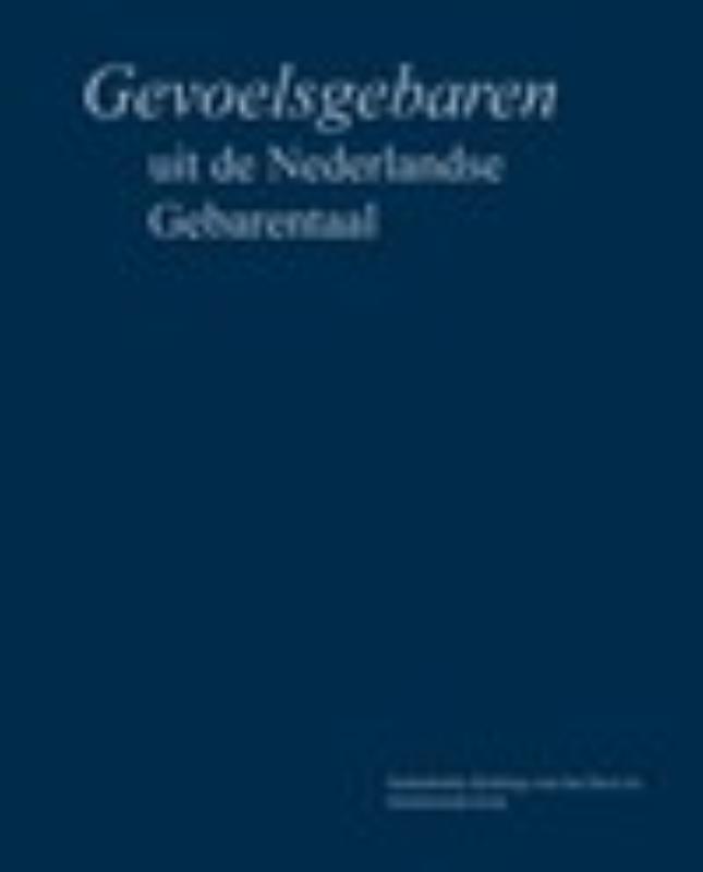 Omslag van Gevoelsgebaren uit de Nederlandse gebarentaal