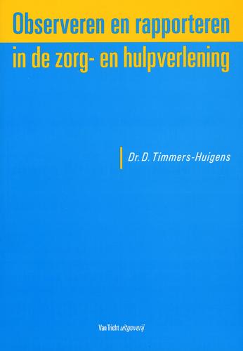 Omslag van Observeren en rapporteren in de zorg- en hulpverlening
