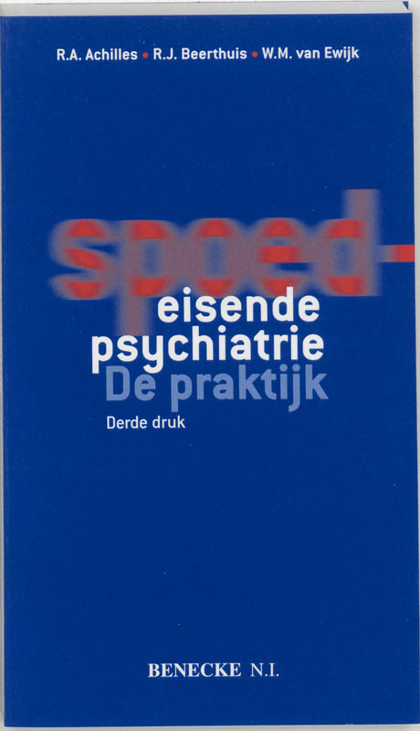 Omslag van Spoedeisende psychiatrie