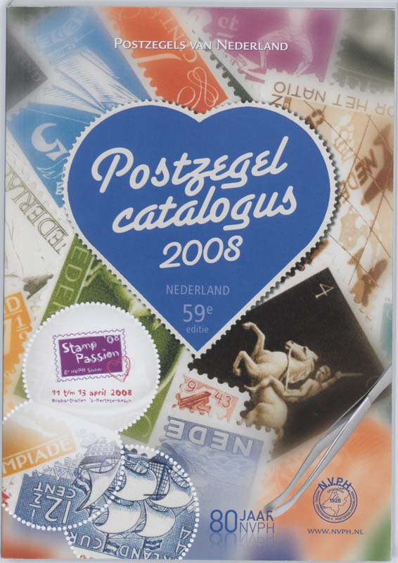 Omslag van Postzegelcatalogus van Nederland 2008