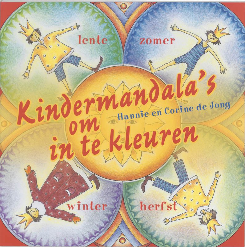 Omslag van Kindermandala's om in te kleuren