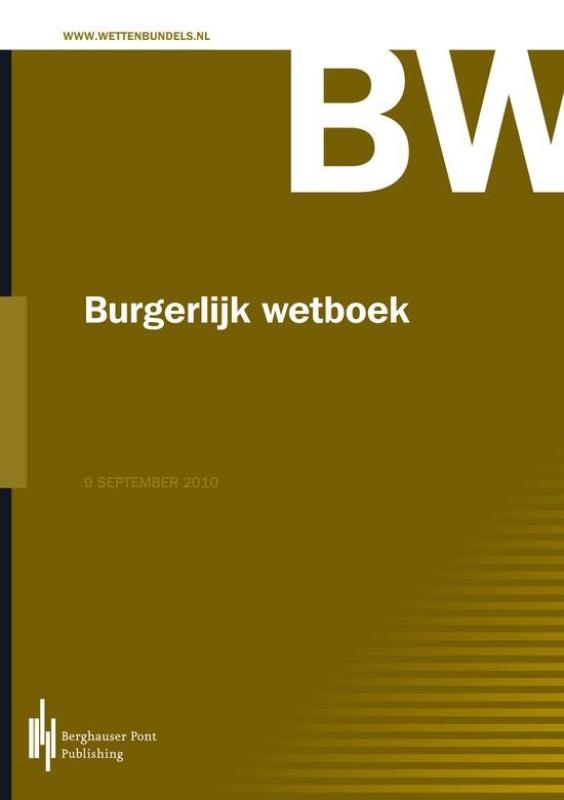 Omslag van Burgerlijk Wetboek