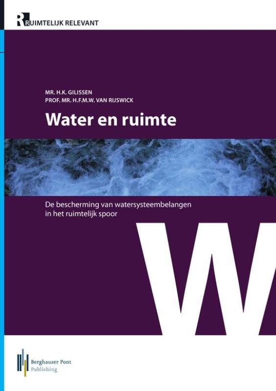 Omslag van Water en ruimte