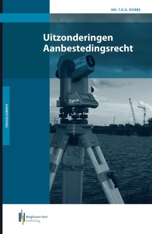 Omslag van Uitzonderingen Aanbestedingsrecht