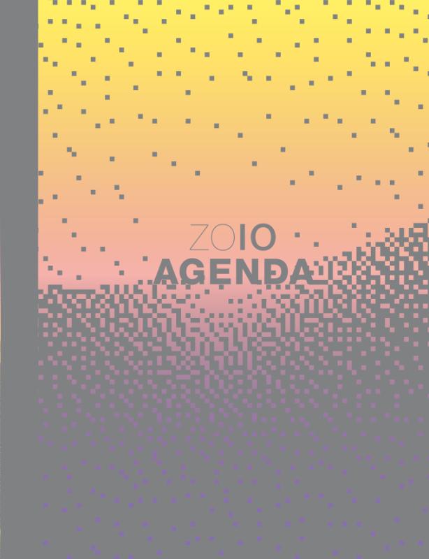 Omslag van ZO10 agenda