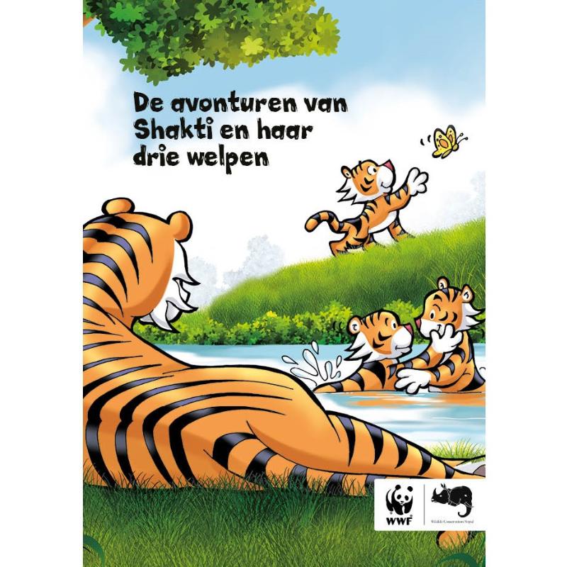 Omslag van De avonturen van Shakti en haar drie welpen