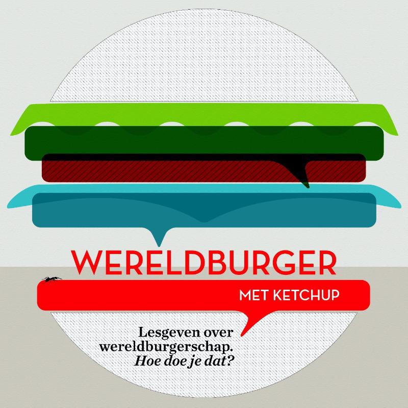 Omslag van Wereldburger met ketchup
