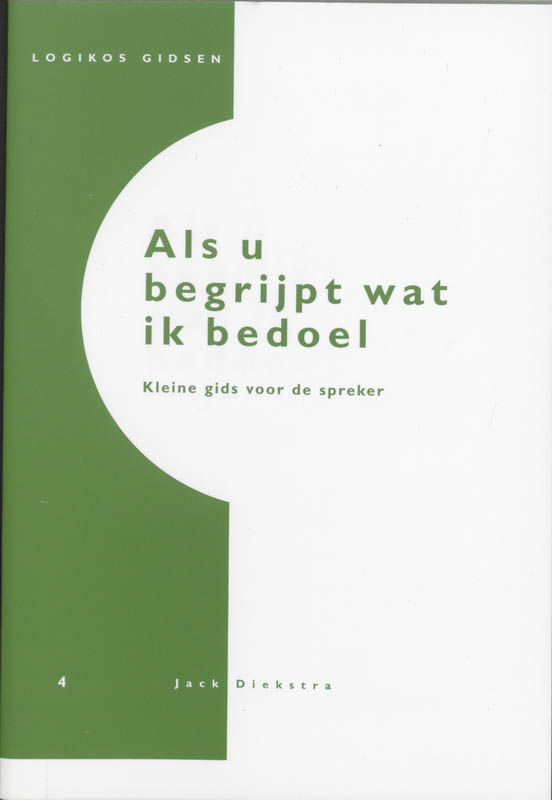 Omslag van Als u begrijpt wat ik bedoel