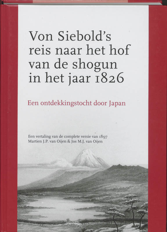 Omslag van Von Siebold's reis naar het hof van de shogun in het jaar 1826