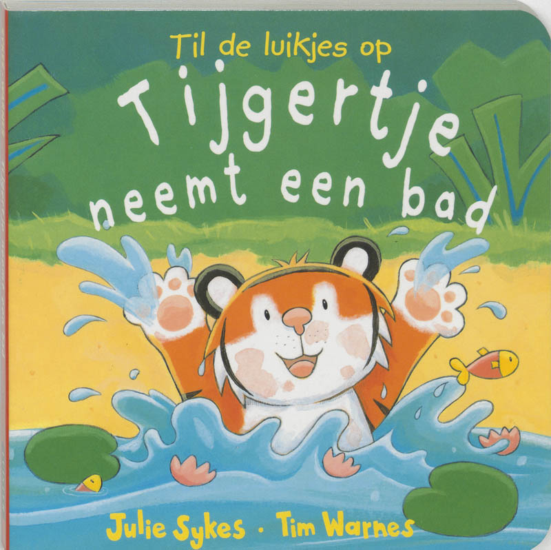 Omslag van Tijgertje neemt een bad