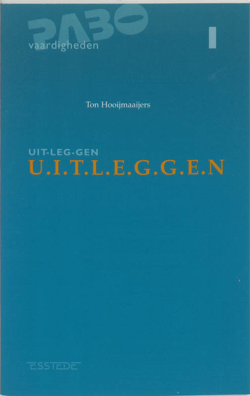 Omslag van Uitleggen