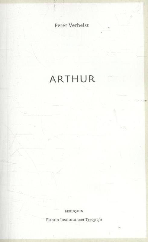 Omslag van Arthur